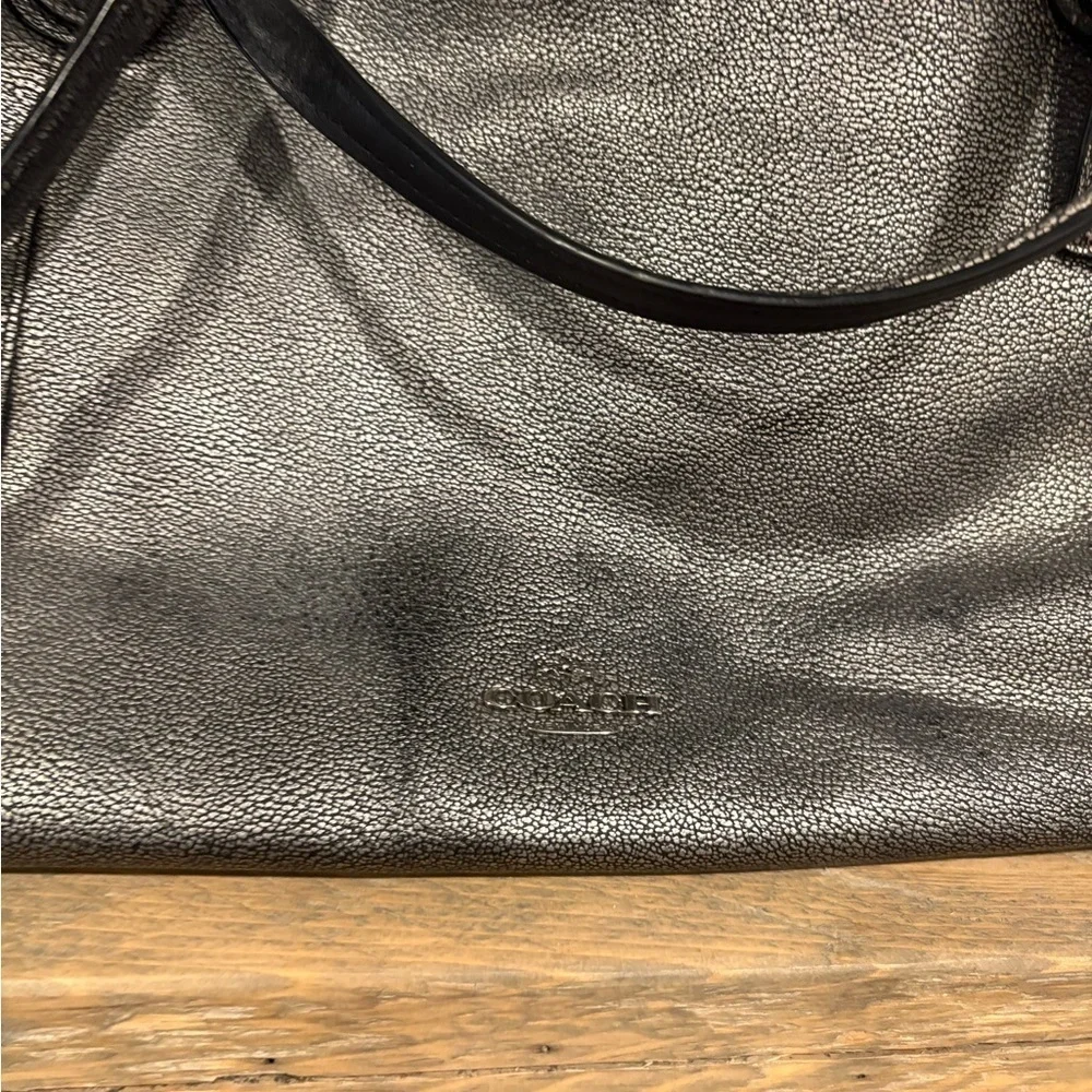 Coach Edie Gunmetal Purse